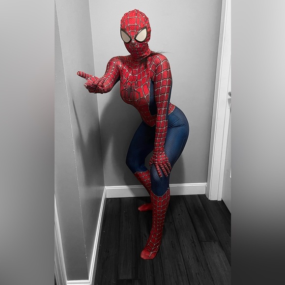 Original movie Spider-Man costume Adult L cosplay Halloween men women unisex - Picture 1 of 13
